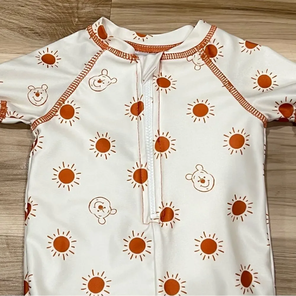 Disney Baby Pooh Swim Rash Guard Baby 3-6 Months Unisex